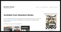 Desktop Screenshot of books.beatdom.com